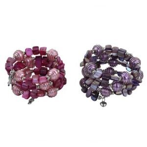 ‎Set of 2 Wrap Bracelets